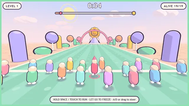 FREEZE RUN - red light green light game
