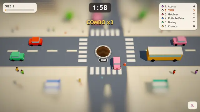 HOLE FEAST - hole eating game