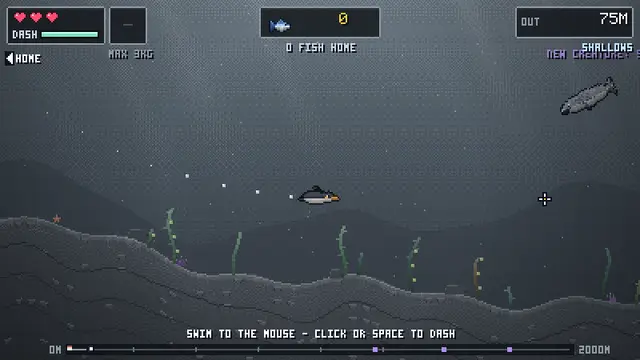 PENGUIN DASH - penguin fishing game