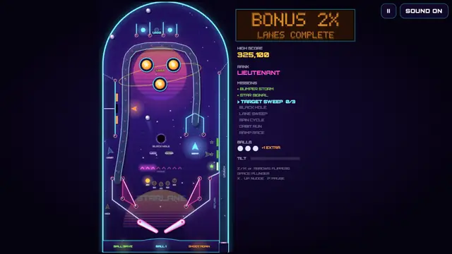 STARLANE PINBALL - pinball game