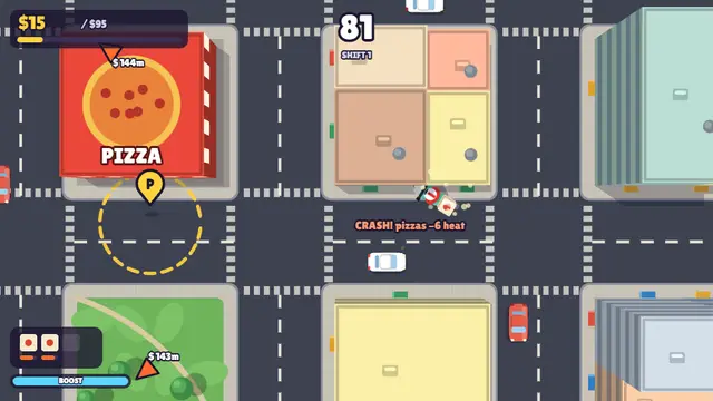 PIZZA PANIC - pizza delivery driving game