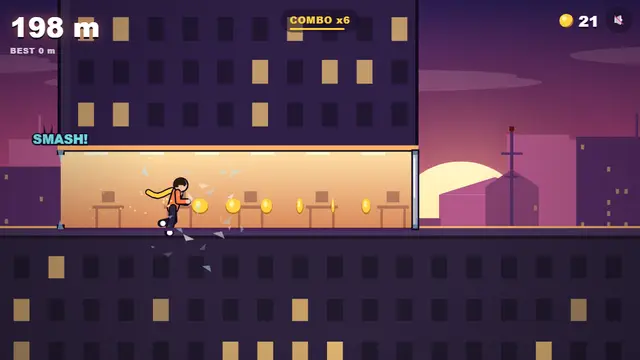 ROOF RUN - rooftop runner game