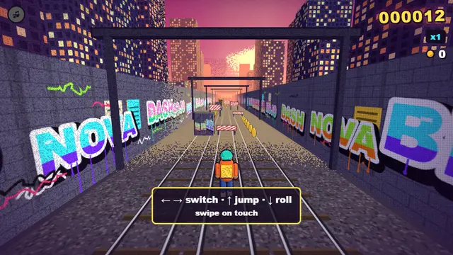SUBWAY RUN - endless train runner game