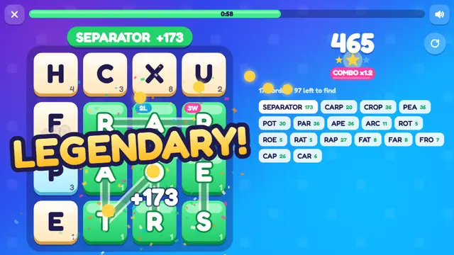 WORD BLITZ - word search game